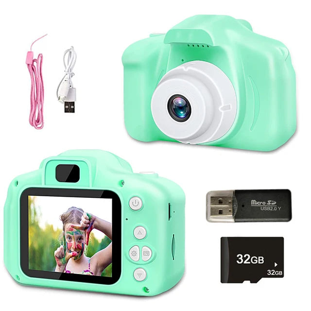 Mini HD Digital Video Selfie Camera Toy for Kids: Portable Outdoor Photography and Educational Fun, Ideal Christmas Gift