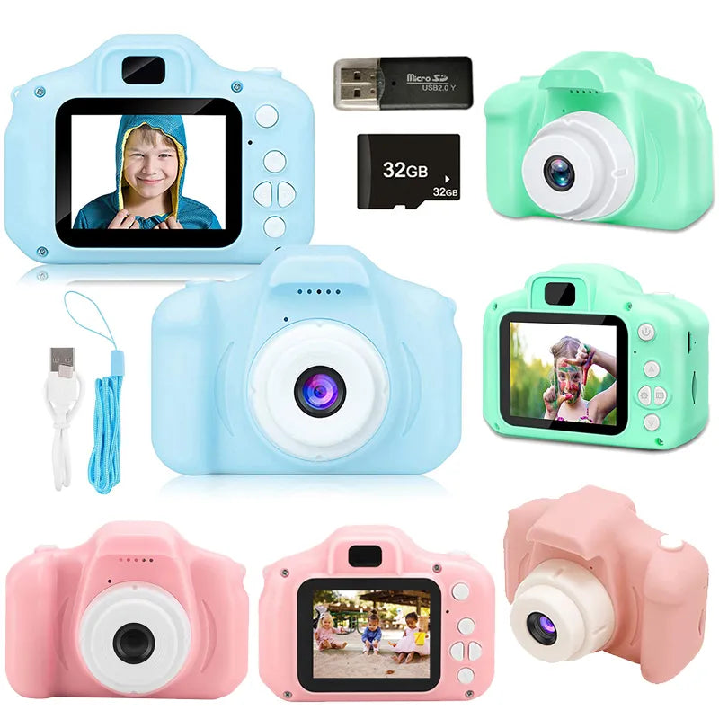 Mini HD Digital Video Selfie Camera Toy for Kids: Portable Outdoor Photography and Educational Fun, Ideal Christmas Gift