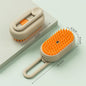 3-in-1 Pet Steam Brush: Massage, Spray, Hair Removal - Enhance Grooming and Cleanliness!