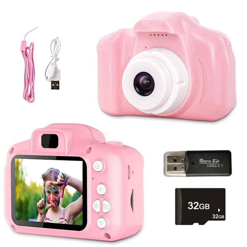 Mini HD Digital Video Selfie Camera Toy for Kids: Portable Outdoor Photography and Educational Fun, Ideal Christmas Gift